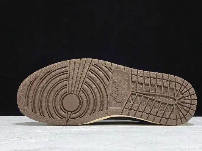MaikeSneakers Mocha x SP CQ4277-001 Jordan Scott Low Dark 1 OG Air Travis 0517